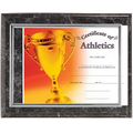 Black Marbleized Certificate Holder 9"x12"